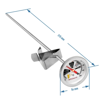 Termometr piwowarski (0C do +100C) 31,5cm