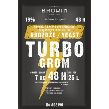 Drożdże gorzelnicze Turbo Grom 48h