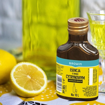 Esencja o smaku cytrynowym z naturalnym aromatem na 10 L - 100 ml