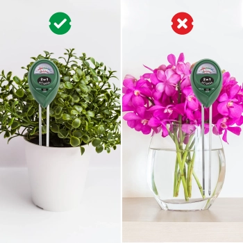 Tester podłoża 2w1 - pH, wilgotność