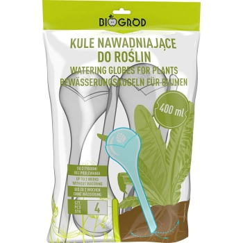 Kule nawadniające, przezroczyste, 400 ml, 4 szt.