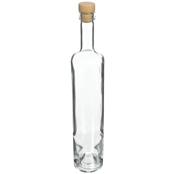 Butelka Marina z korkiem, biała 0,5 L