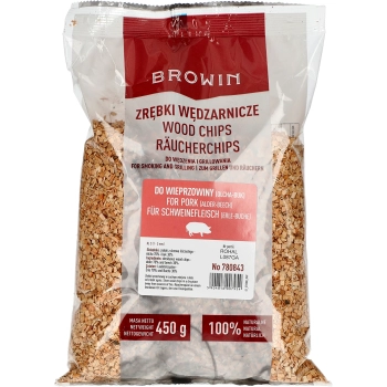 Zrębki do wędzenia/grillowania 70% olcha + 30% buk, 450 g, kl. 2