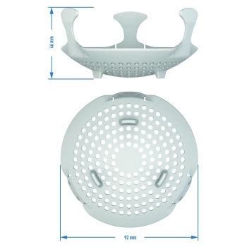 Docisk - sitko do przetworów, kiszonek i octu - do słoików fi 100 mm - 12 szt.