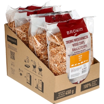 Zrębki wędzarnicze (100% Olcha) kl 2 - 450g X5