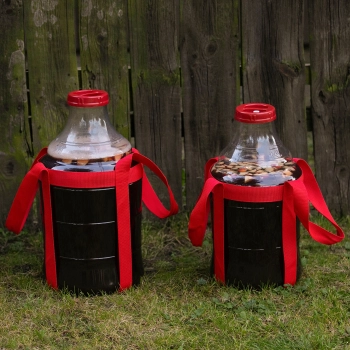 Balon do wina lekki, nietłukący, z szelkami, 15 L