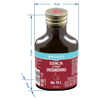 Esencja o smaku wiśniówki na 10 L - 100 ml