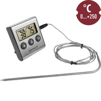 Elektroniczny termometr kuchenny z sondą (0C do 250C)