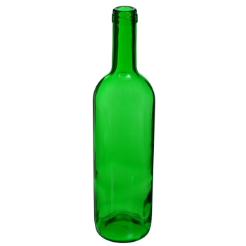 Butelka na wino 0,75 L zielona - zgrzewka 8 szt.