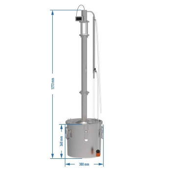 Destylator modułowy 18 L Baldur