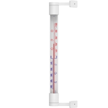 Termometr zewnętrzny biały (-50C do +50C) 22cm