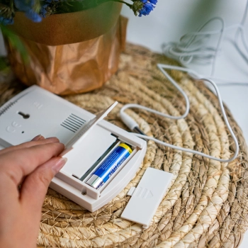 Stacja pogodowa – elektroniczna, sonda, biała