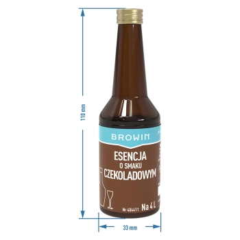 Esencja o smaku czekoladowym na 4 L - 40 ml