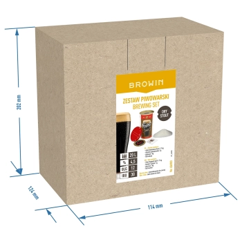 Zestaw na piwo dry stout, 20L