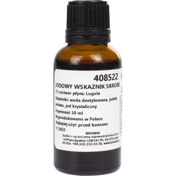 Wskaźnik jodowy skrobi, 30 ml
