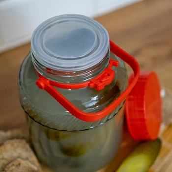 Słoik 2L z plastikową pokrywą
