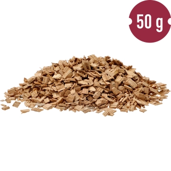 Płatki dębowe naturalne do aromatyzacji alkoholi (whisky, białe wino), 50 g