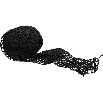 Siatka wędliniarska czarna o wymiarach 18 cm x 5 m, z wytrzymałością termiczną do 220C