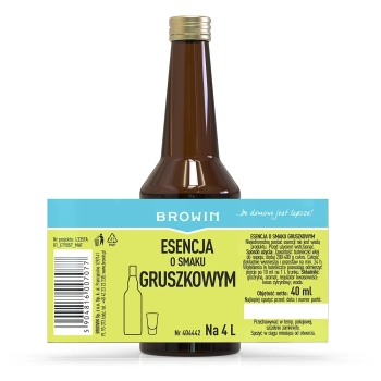Esencja o smaku gruszkowym - likier gruszkowy, zaprawka 40 ml