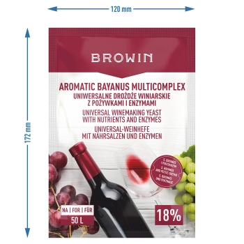 Aromatic Bayanus Multicomplex zestaw startowy do wina, 40 g