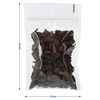 Płatki dębowe mocno opiekane do aromatyzacji alkoholi (whisky, bourbon, brandy, koniak, piwo), 50 g