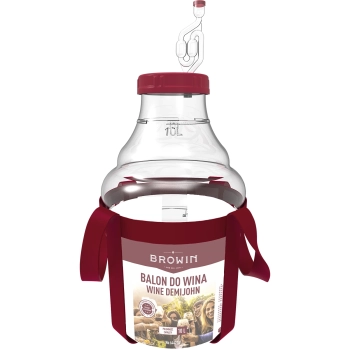 Balon do wina lekki, nietłukący, z szelkami, 10 L