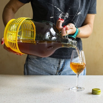 4 x Dama 5L z korkiem i rurką fermentacyjną i zak.