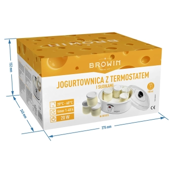 Zestaw jogurtownica oraz słoiki dla dzieci