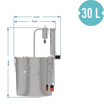 Destylator ze stali nierdzewnej 30 L