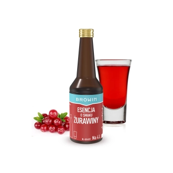 Esencja o smaku żurawiny na 4 L - 40 ml
