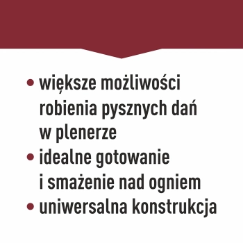 Żeliwny kociołek wiszący z patelnią
