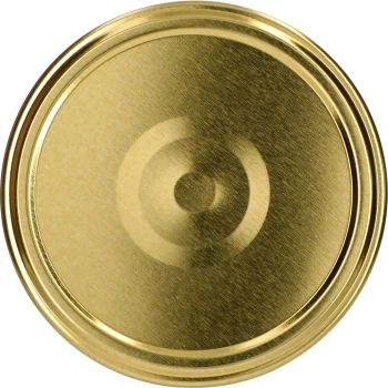 Słoik twist-off, grubasek 580 ml ze złotą zakrętką fi82/6, 6 szt.