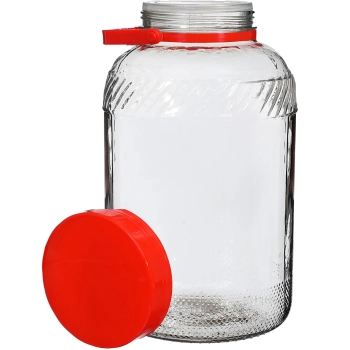 Słoik 8 L z plastikową pokrywą