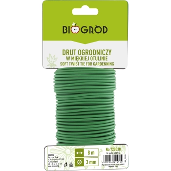 Drut ogrodniczy w miękkiej otulinie 8m x 3mm