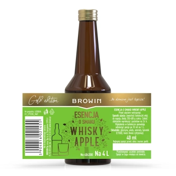 Esencja o smaku Whisky Apple - 40 ml, na 4L