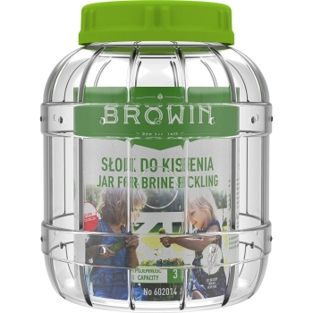 Nietłukący słoik do kiszenia, 3 L
