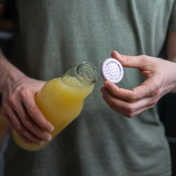 Butelka na sok 1 L z zakrętką twist off - fi 43