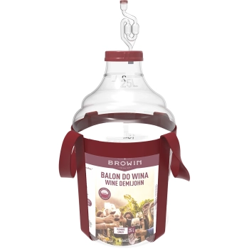 Balon do wina lekki, nietłukący, z szelkami, 25 L