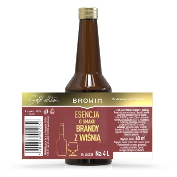 Esencja o smaku brandy z wiśnią 40 ml na 4 l