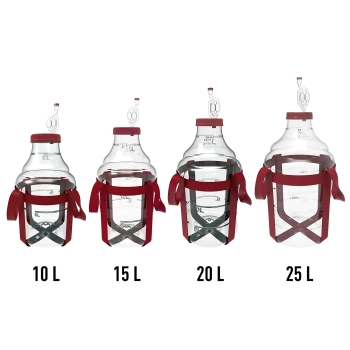 Balon do wina lekki, nietłukący, z szelkami, 15 L