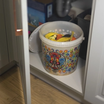 Wiadro spożywcze GWIOZDA - z pokrywką, 10 L