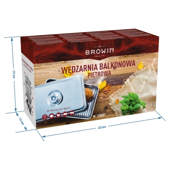 Wędzarnia balkonowa z regulacją pojemności