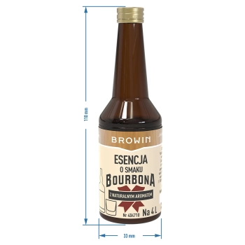 Esencja o smaku Bourbona na 4 L, 40ml