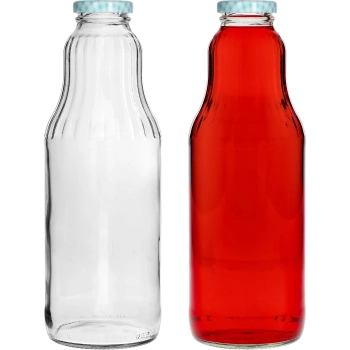 Butelka na sok 1 L z zakrętką twist off - fi 43