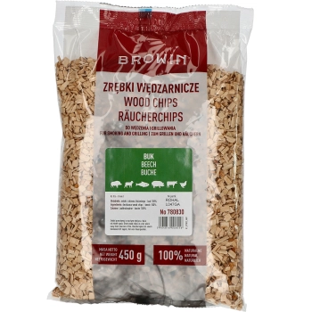 Zrębki do wędzenia/grillowania, buk, 450 g, kl. 8