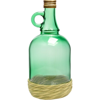Butelka Gallone 1L w oplocie, z zakrętką