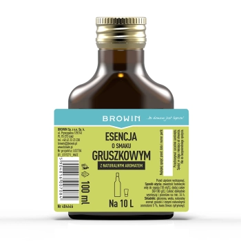 Esencja o smaku gruszkowym - likier gruszkowy, zaprawka 100 ml