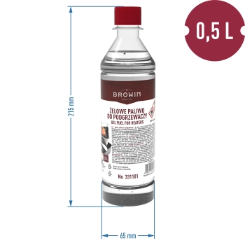 Żelowe paliwo do podgrzewaczy wędzarni 0,5 L
