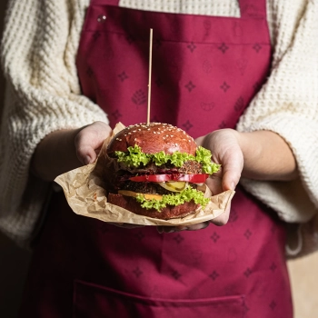 Prasa do hamburgerów - aluminiowa, średnica 12 cm