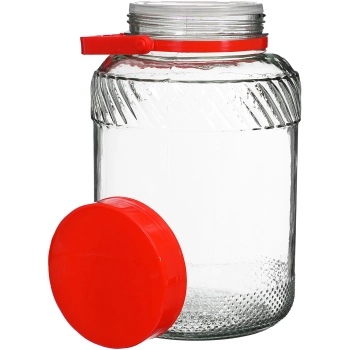 Słoik 3 L z plastikową pokrywą